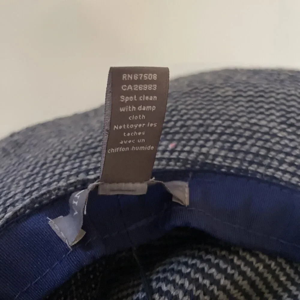 Women’s Vince Camuto Grey and Navy Wool‎ Fedora Hat